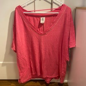 Free People Oversized Tee